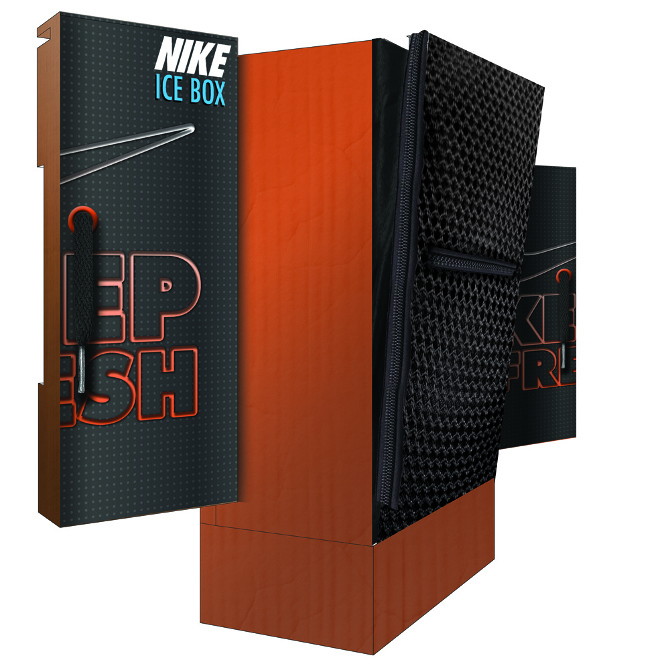 Nike "Ice Box" Shoe Box Sette Sharpness The Art of Darryl Sharp Jr.